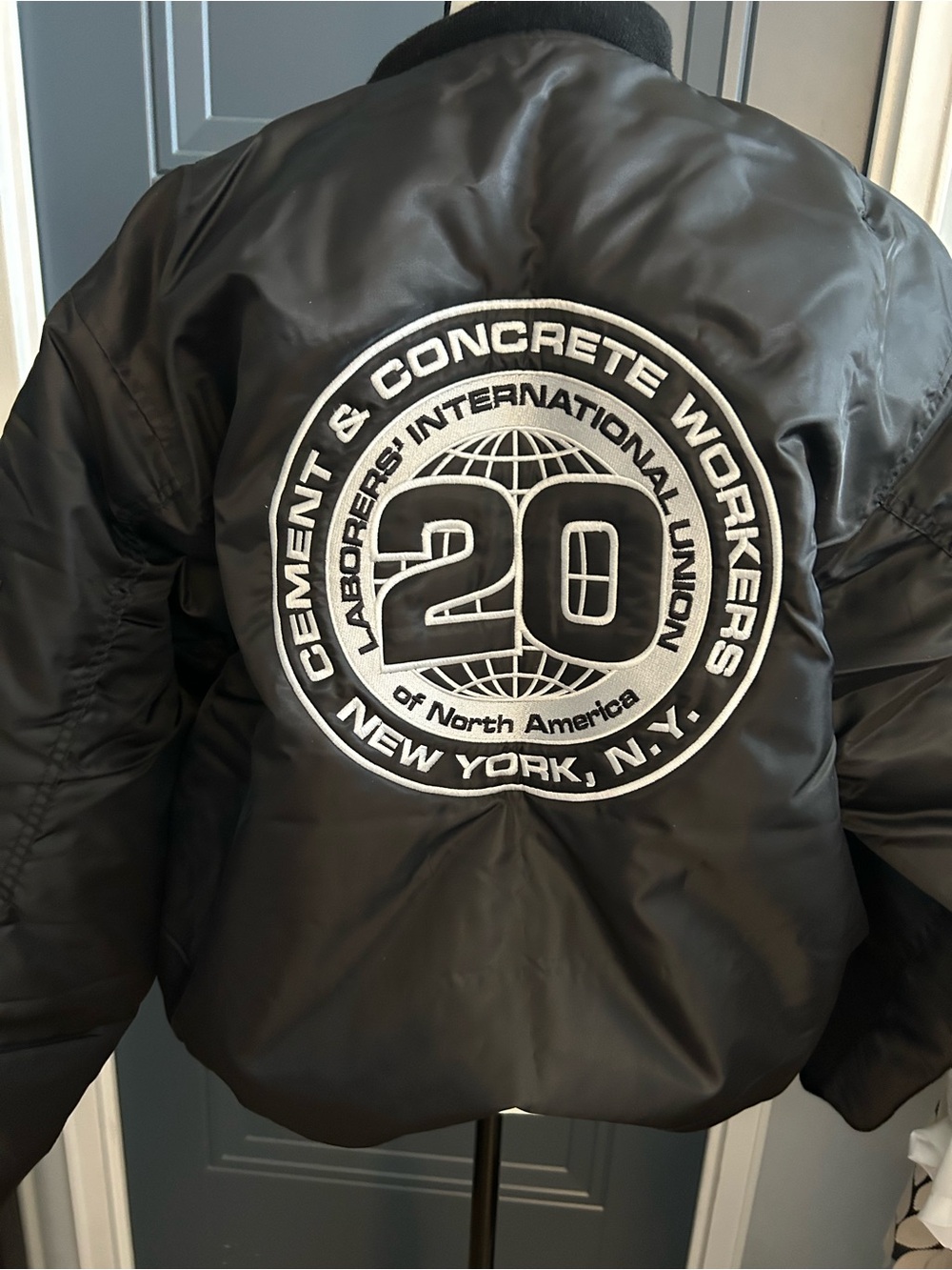 Rothco Black MA-1 Style Flight Bomber Jacket